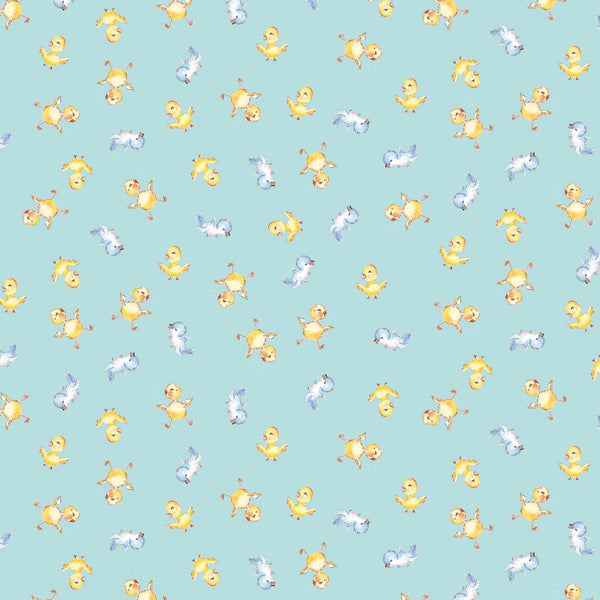 EASTER PARADE Chicks Sky - SALE $13.00 p/m