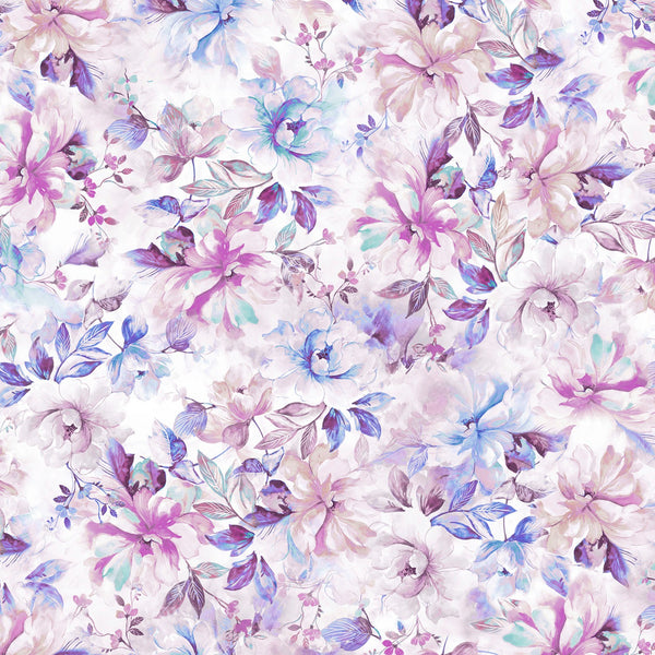 EMMA WIDEBACK Floral Purple