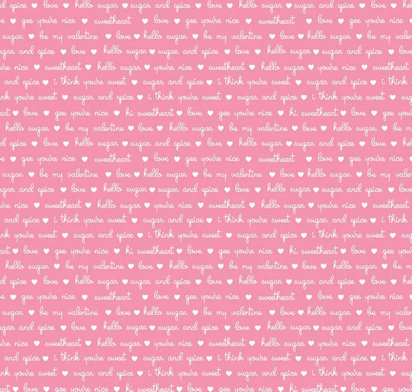 SUGAR & SPICE Endearments Pink - SALE $15.00 p/m