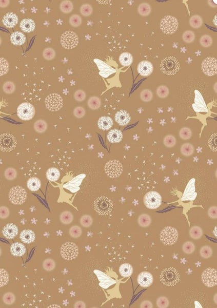 FAIRY CLOCKS Fairies Deep Gold Gold Metallic - SALE $19.00 p/m