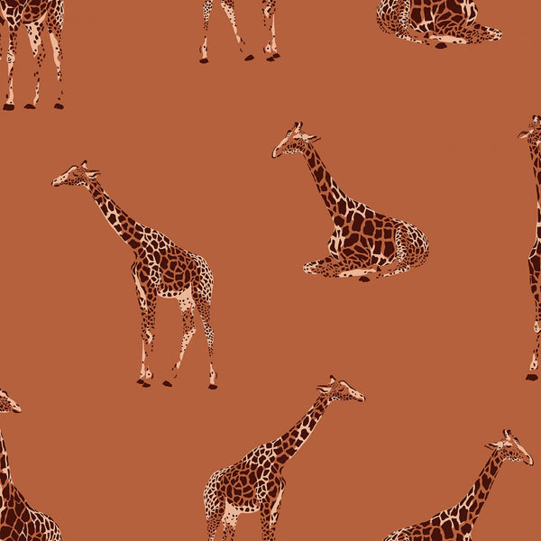 MAGIC OF SERENGETI Giraffe Clay - FAT QUARTER