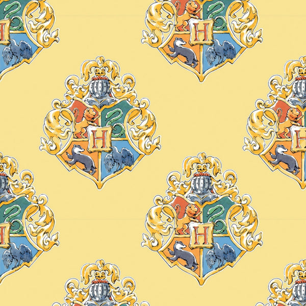 HARRY POTTER Watercolour Crest Yellow