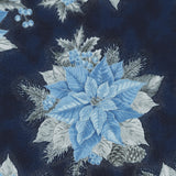 HOLIDAY FLOURISH Navy Metallic