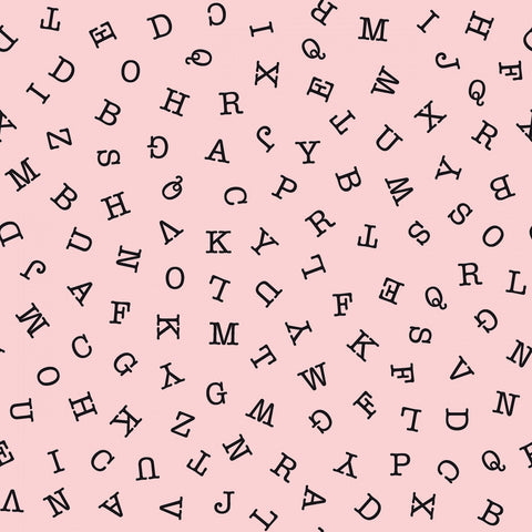 HUNGRY ANIMAL ALPHABET ABC Toss Pink - SALE $15.00 p/m