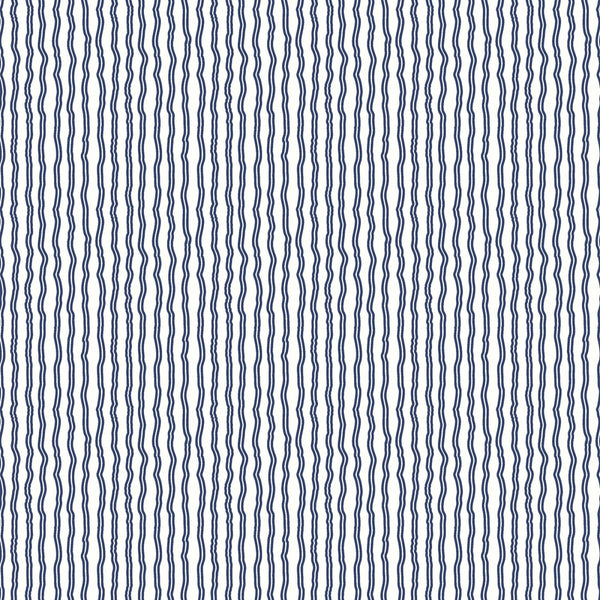 HUNGRY ANIMAL ALPHABET Wavy Stripe Blue - SALE $15.00 p/m
