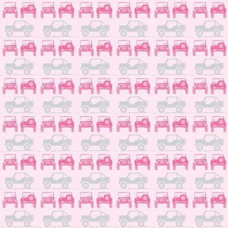 J IS FOR JEEP Pink Jeep Sparkle (Metallic) - SALE $17.00 p/m