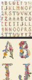 GARDEN OF OPULENCE Joyeaux Alphabet Panel - SALE $15.00