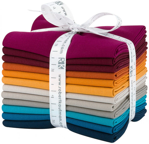 KONA SOLIDS Tuscan Skies Fat Quarter Bundle - NEW ARRIVAL