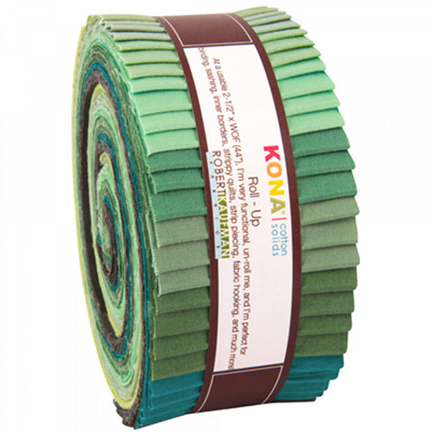 KONA SOLIDS Spring Meadow Jelly Roll - NEW ARRIVAL