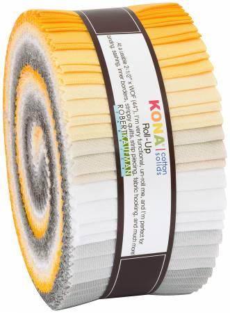 KONA SOLIDS Sunny Side Up Jelly Roll - NEW ARRIVAL