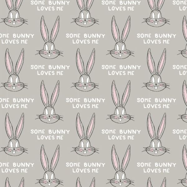 LOONEY TUNES LITTLE DREAMERS Some Bunny Loves Me Grey -