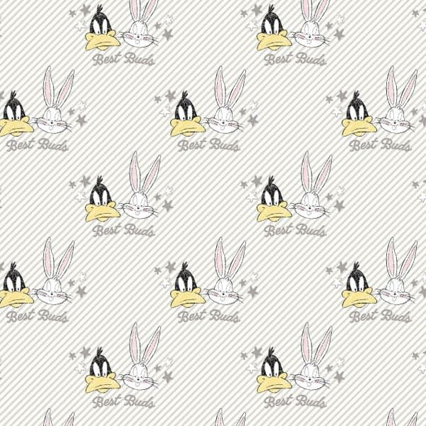 LOONEY TUNES LITTLE DREAMERS Daffy & Bugs Best Buds White