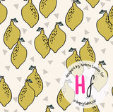 HAPPY FABRICS KNIT Lovely Lemons by Andrea Lauren - SALE $25.00 p/m