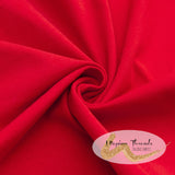 CUSTOM DIGITAL KNIT Cotton Lycra 230gsm-240gsm) Sweet Holly Red