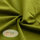 CUSTOM DIGITAL KNIT SOLID (Cotton Lycra) Olive Green