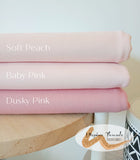 CUSTOM DIGITAL KNIT SOLID (Cotton Lycra) Dusky Pink