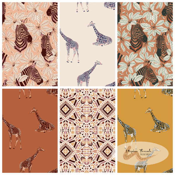 MAGIC OF SERENGETI Fat Quarter Bundle