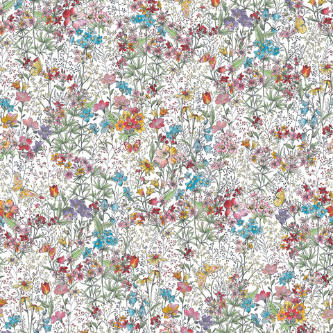 MEADOW EDGE Packed Flower White