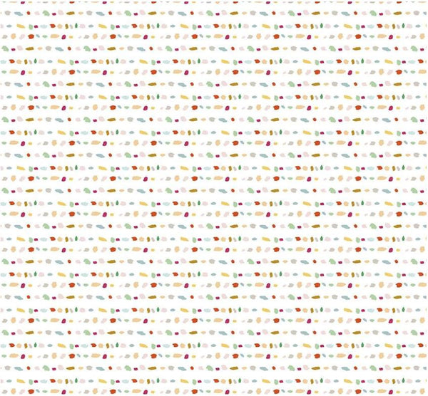 MISTY MORNING Rows White - SALE $19.00 p/m