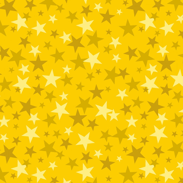 MONSTER TRUCK Stars Yellow - SALE $15.00 p/m