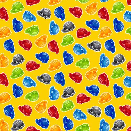 MY FAVOURITE TRUCKS Mini Helmets Yellow - SALE $17.00 p/m