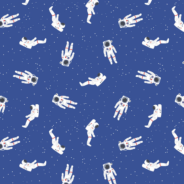 NASA COLLECTION Astronauts Blue - FAT QUARTER