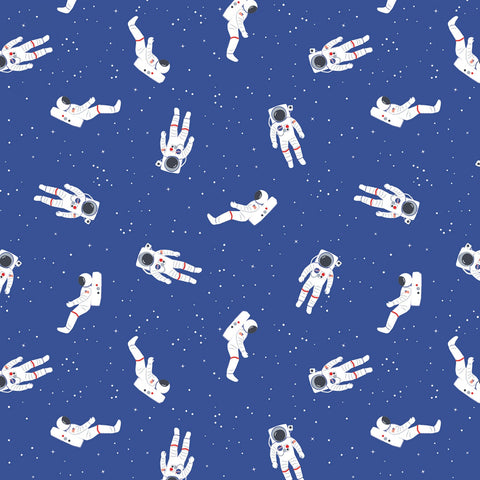 NASA COLLECTION Astronauts Blue - FAT QUARTER