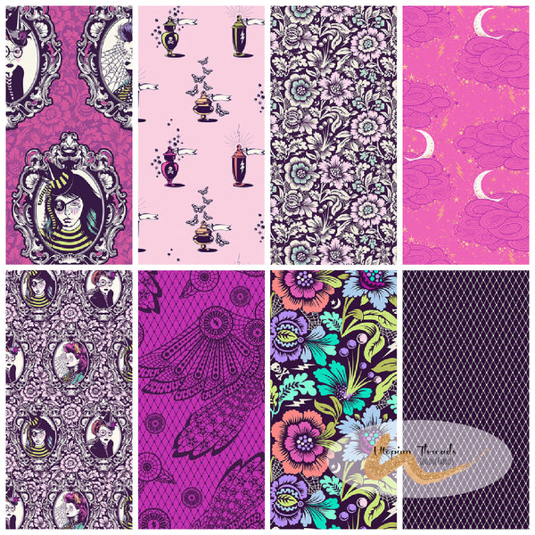 NIGHTSHADE DEJA VU Fat Quarter Bundle HAND CUT - NEW ARRIVAL