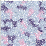 CUSTOM DIGITAL WOVEN (Cotton Sateen 150gsm) Nutcracker Christmas - Starry Sparkle Violet Multi