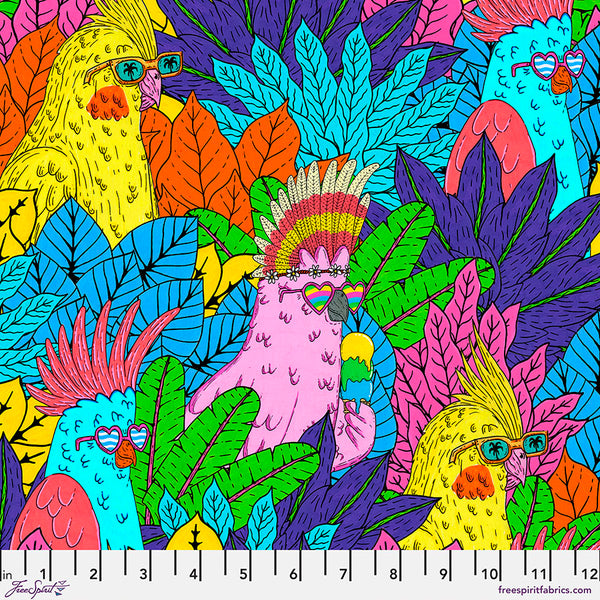 SUMMER BIRDS Feathery Friends Multi - SALE $21.00 p/m