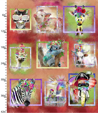 PARTY ANIMALS DIGITAL Animal Block Panel