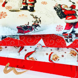PICTURE A CHRISTMAS Santa White - FAT QUARTER