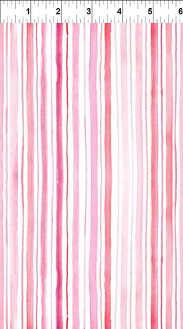PRETTY IN PINK Stripes Pink - SALE $15.00 p/m