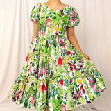 THE SCENIC ROUTE Rainforest White (Woven) - SALE $23.00 p/m
