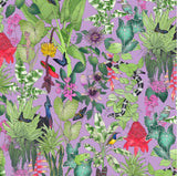 THE SCENIC ROUTE Rainforest Lilac (Woven) - SALE $23.00 p/m