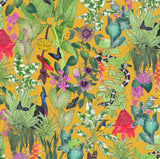 THE SCENIC ROUTE Rainforest Mustard (Woven) - SALE $23.00 p/m