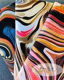 RILEY BLAKE JERSEY KNIT Marble Brown - SALE $17.00 p/m