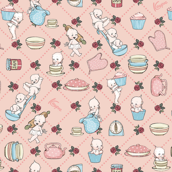 SEW KEWPIE Kooks Blush - FAT QUARTER