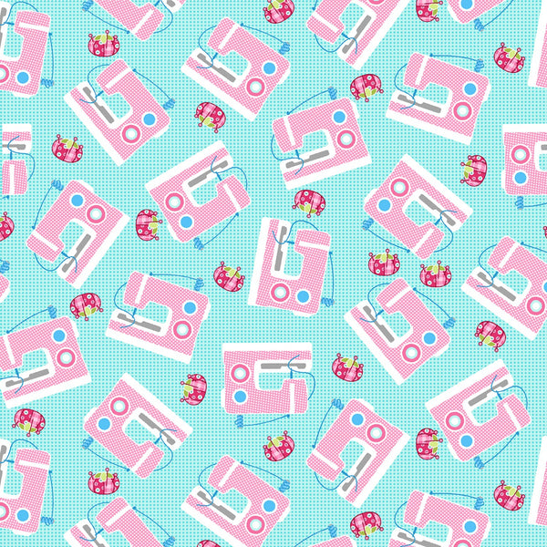SEW KIND Sewing Machines Light Blue - SALE $17.00 p/m