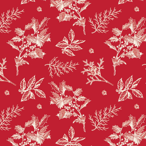 OLD FASHIONED CHRISTMAS Sprigs Red