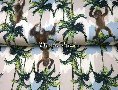 EURO DIGITAL KNIT Tropical Orangutan - SALE $17.40 p/m