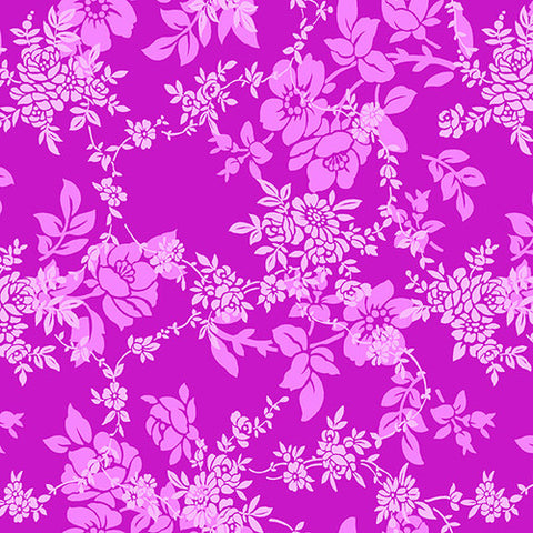 SWEET PERFUME Tonal Floral Raspberry - SALE $13.00 p/m