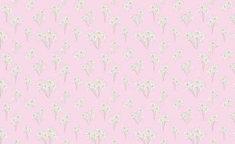 SWEET BILBY Wildflowers Pink - FAT QUARTER