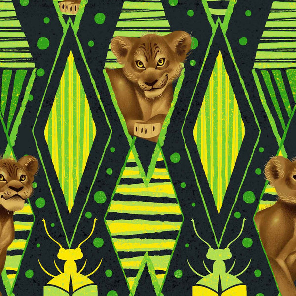 LION KING Jungle Fun - FAT QUARTER