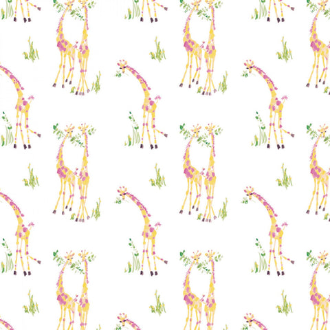 THE GIRLS COLLECTION Sweet Giraffes White 50cm