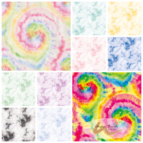 TIE DYE One Metre Bundle - NEW ARRIVAL