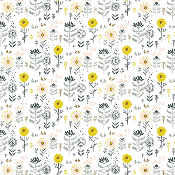 WHIMSICALS Flowers White 25cm