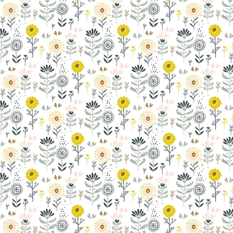 WHIMSICALS Flowers White 25cm