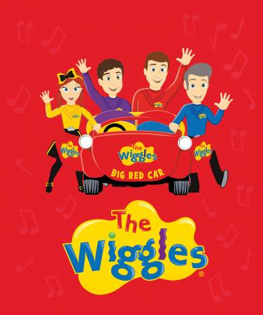 THE WIGGLES Red Car Panel - SALE $17.00 per panel