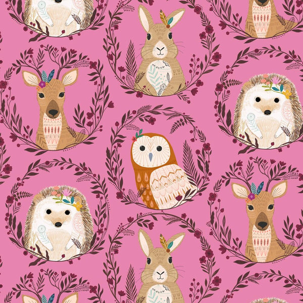 WILD Creature Cameos Pink - SALE $17.00 p/m
